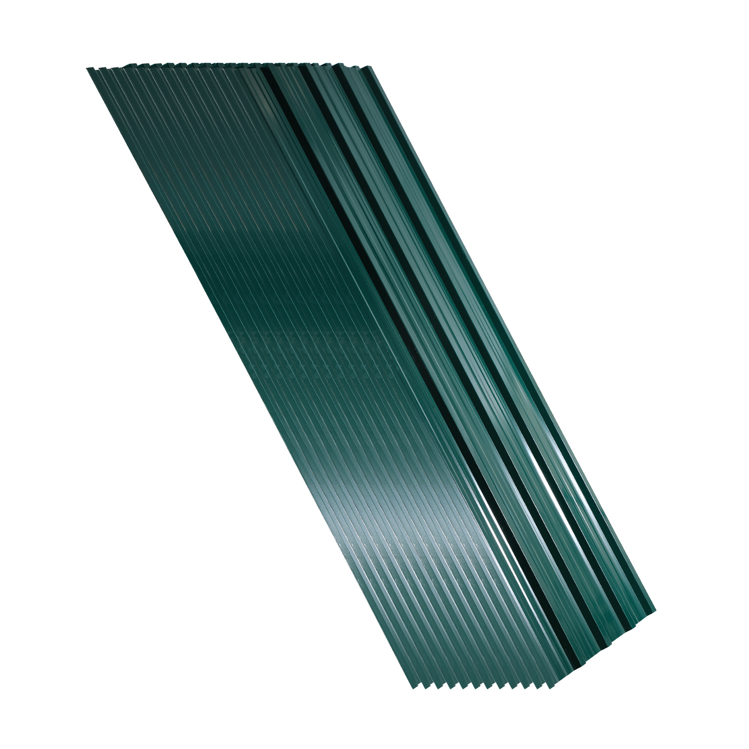 Wolketon 36er Trapezblebh Dachplatten 0,25 Mm, 129 X 46 Cm, Grün, Verzinkter Stahl, Ca. 21 M²