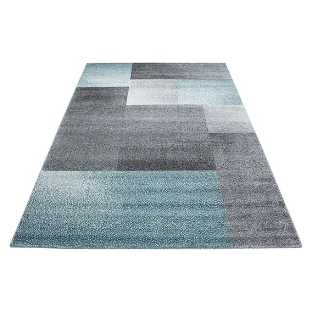 Ayyildiz Kurzflorteppich Lucca 1810 Blau 80 cm x 150 cm