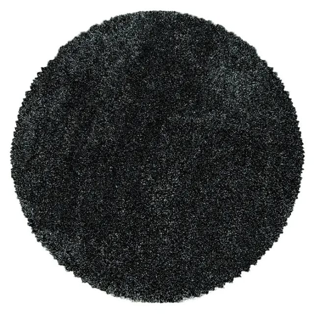 Ayyildiz Hochflorteppich Fluffy 3500 Anthrazit Ø 160 cm