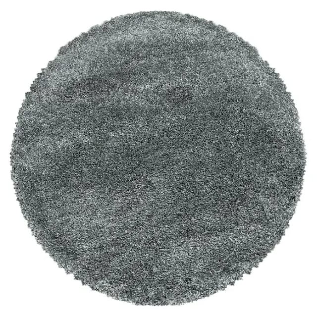 Ayyildiz Hochflorteppich Fluffy 3500 Hellgrau Ø 160 cm