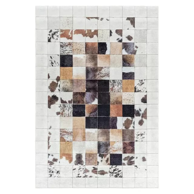 Ayyildiz Kurzflorteppich Fiesta 4306 Weiß 120 cm x 170 cm
