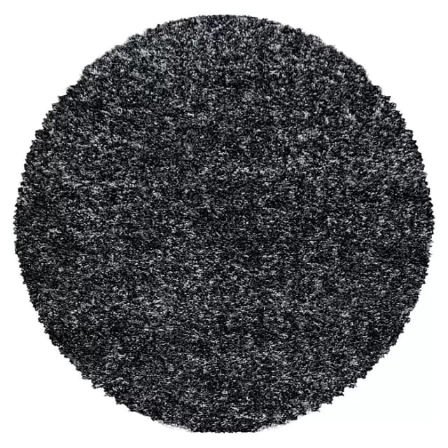 Ayyildiz Hochflorteppich Enjoy 4500 Anthrazit Ø 120 cm