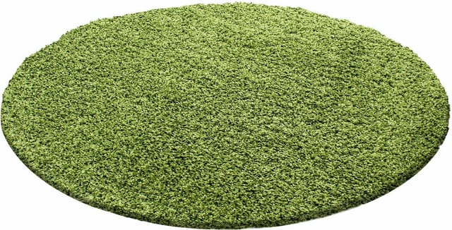 Ayyildiz Hochflorteppich Life 1500 Grün Ø 120 cm
