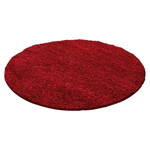 Ayyildiz Hochflorteppich Life 1500 Rot Ø 160 cm