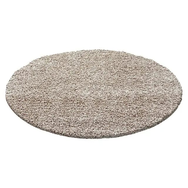 Ayyildiz Hochflorteppich Life 1500 Beige Ø 200 cm