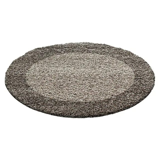 Ayyildiz Hochflorteppich Life 1503 Taupe Ø 120 cm