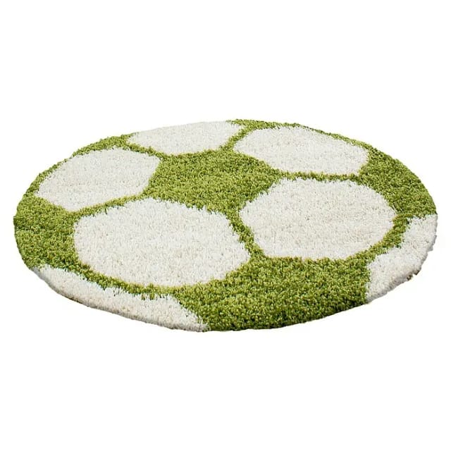 Ayyildiz Kinderteppich Fun 6001 Grün Ø 120 cm
