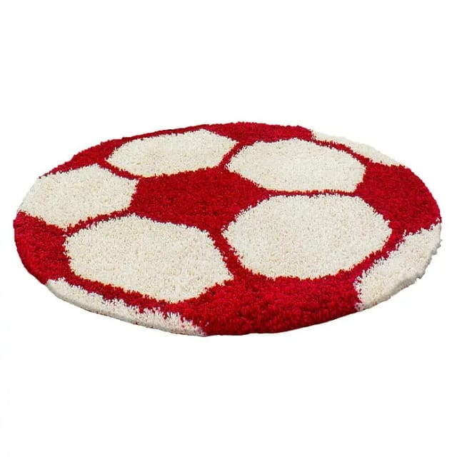 Ayyildiz Kinderteppich Fun 6001 Rot Ø 120 cm
