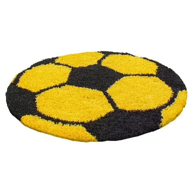 Ayyildiz Kinderteppich Fun 6001 Gelb Ø 120 cm