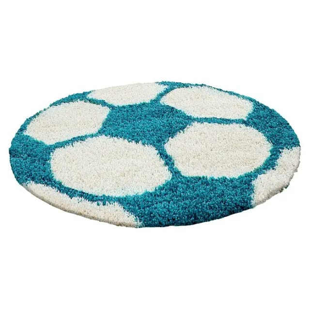 Ayyildiz Kinderteppich Fun 6001 Türkis Ø 120 cm