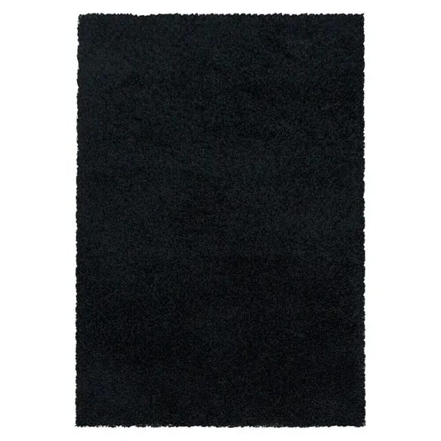 Ayyildiz Hochflorteppich Sydney 3000 Schwarz 60 cm x 110 cm