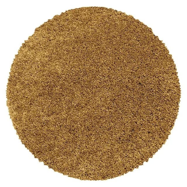 Ayyildiz Hochflorteppich Sydney 3000 Gold Ø 120 cm