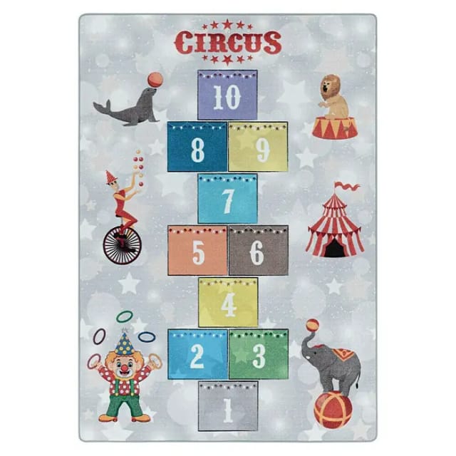 Ayyildiz Kinderteppich Play 2909 Grau 100 cm x 150 cm