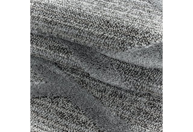 Ayyildiz Hochflorteppich Pisa 4706 Grau 60 cm x 110 cm