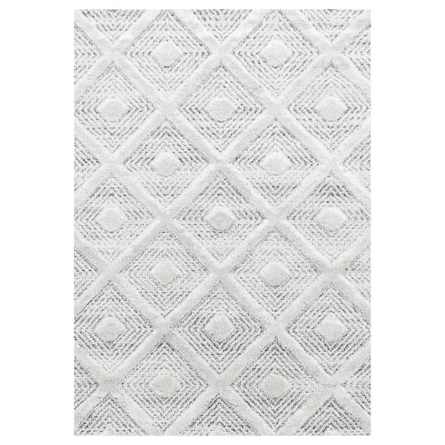 Ayyildiz Hochflorteppich Pisa 4707 Grau 280 cm x 370 cm