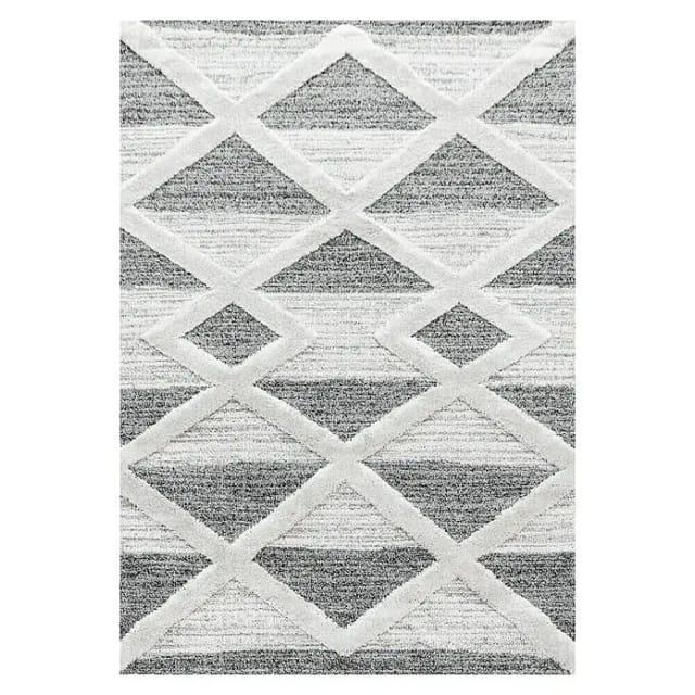Ayyildiz Hochflorteppich Pisa 4709 Grau 80 cm x 150 cm