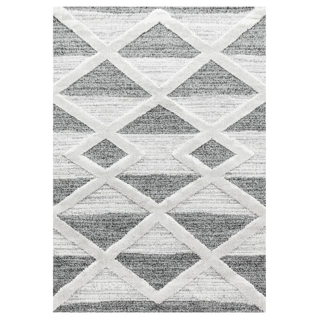 Ayyildiz Hochflorteppich Pisa 4709 Grau 280 cm x 370 cm