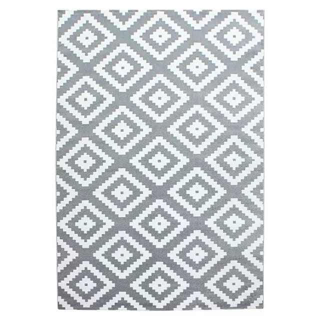 Ayyildiz Kurzflorteppich Plus 8005 Grau 140 cm x 200 cm