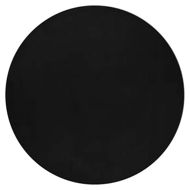 Ayyildiz Kurzflorteppich Pouffy 5100 Schwarz Ø 160 cm