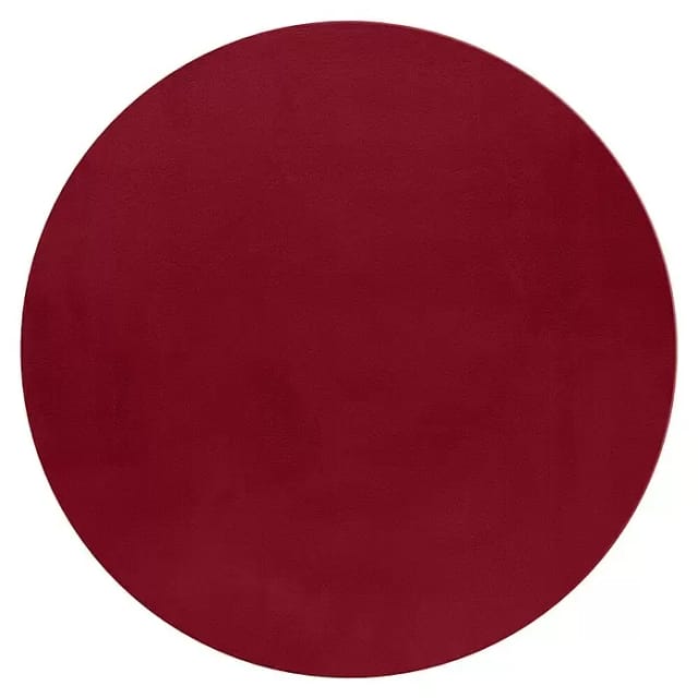 Ayyildiz Kurzflorteppich Pouffy 5100 Rot Ø 200 cm