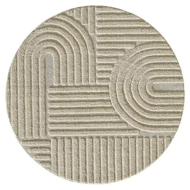 Ayyildiz Kurzflorteppich Art 1121 Beige Ø 120 cm