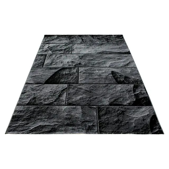 Ayyildiz Kurzflorteppich Parma 9250 Schwarz 80 cm x 150 cm