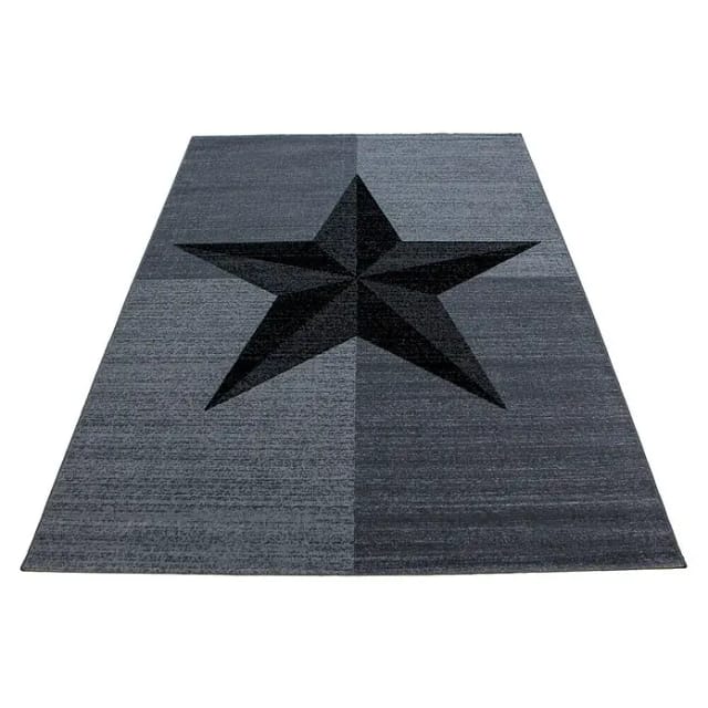 Ayyildiz Kurzflorteppich Plus 8002 Grau 160 cm x 230 cm