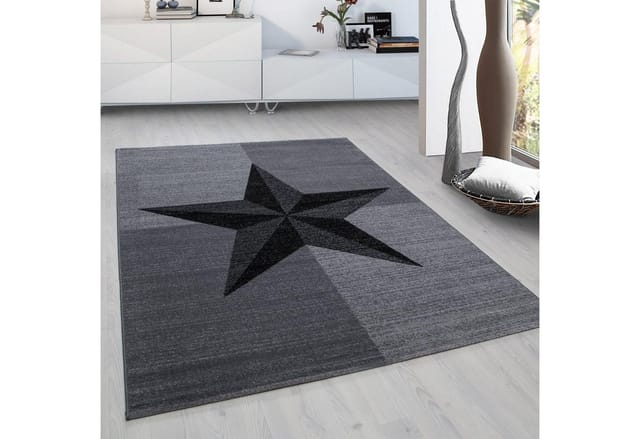 Ayyildiz Kurzflorteppich Plus 8002 Grau 80 cm x 150 cm