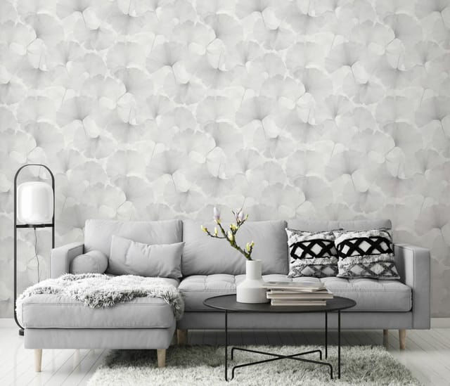 Erismann Vliestapete Elysium Gingko Dream Hellgrau FSC®