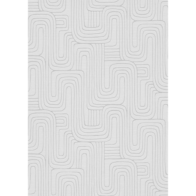 Erismann Vliestapete Opus Rondo Hellgrau FSC®