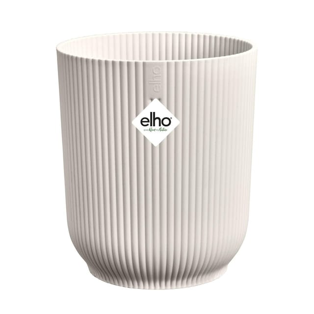 Elho Blumentopf Vibes Fold Orchidee Hoch Ø 12,5 cm Leinenweiß