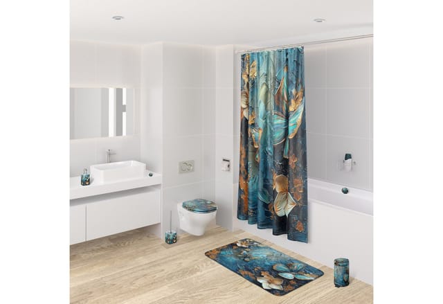 SANILO Duschvorhang Mariposa 180 x 200 cm