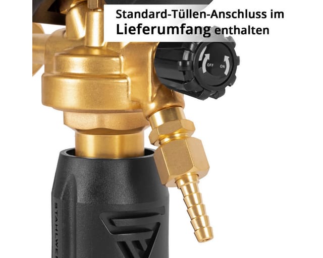 STAHLWERK Druckminderer ST 300 Pro bis 300 Bar für Standard Gasflaschen DIN EN