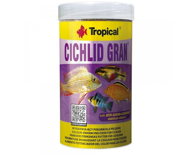 Tropical Fischfutter-Granulate Cichlid Gran 250 ml