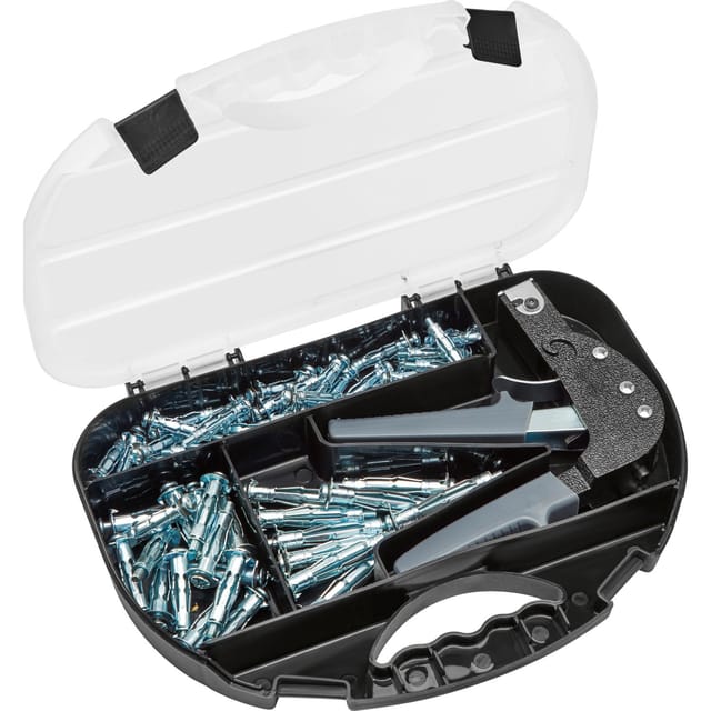 Hohlraumdübel-Set mit Zange 60-teilig