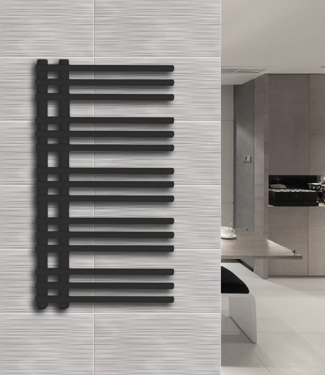 Glasdeals Badheizkörper CANVAS in 160 x 60 cm Mittelanschluss Grau 7536