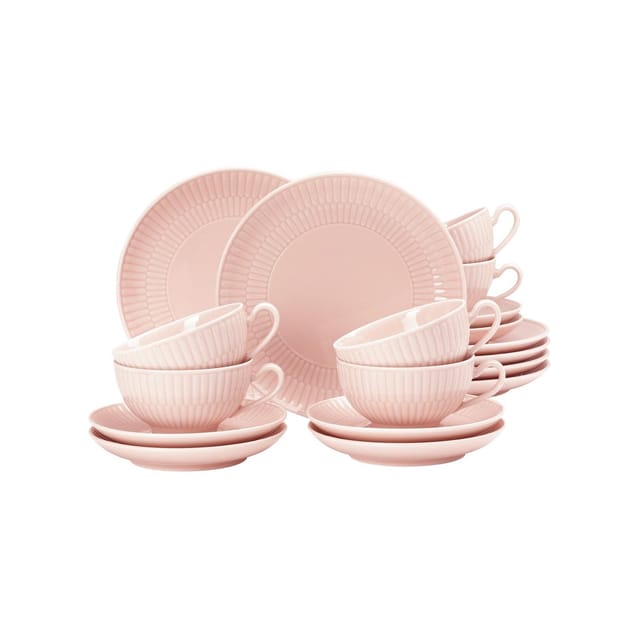 Seltmann Weiden Amina Teeservice 18-teilig Rosé
