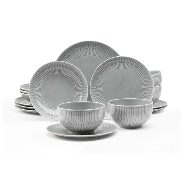 Seltmann Weiden Amina Starter-Set 16-teilig Silbergrau