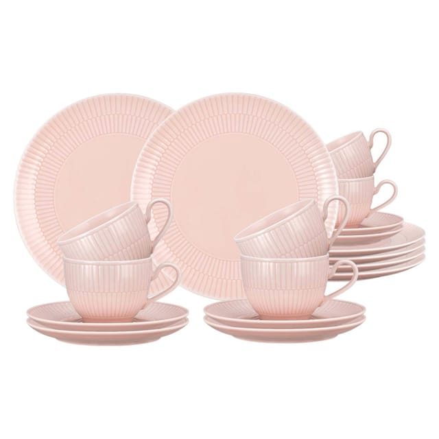 Seltmann Weiden Amina Kaffeeservice 18-teilig Rosé