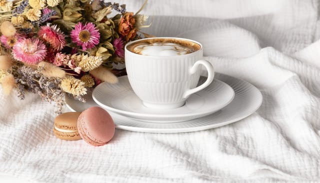 Seltmann Weiden Amina Kaffeeservice 18-teilig Weiß