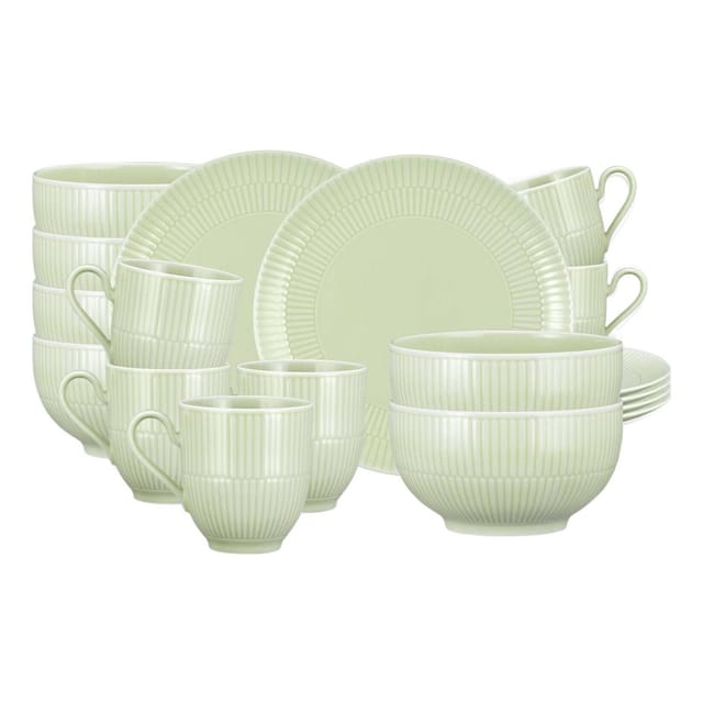 Seltmann Weiden Amina Frühstücks-Set 18-teilig Seladon