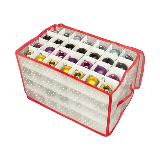 Mojawo Organizer Aufbewahrungsbox für Christbaumkugeln Aufbewahrung Box B52xH30cm