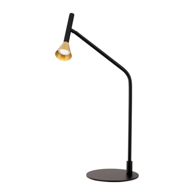 Orion Leuchten LED Tischleuchte Odeon 5W 440LM 3000K Schwarz Messing