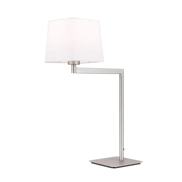 Orion Leuchten Tischleuchte Carlton 1 x E27 Satin