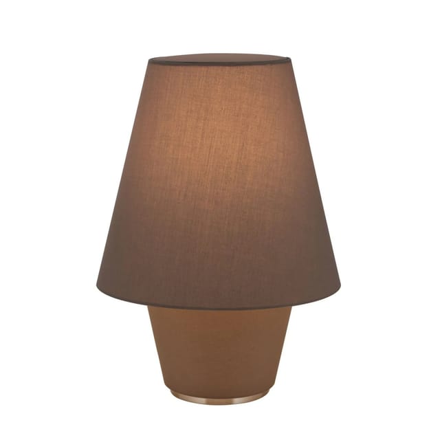 Orion Leuchten Tischleuchte Twins Medium 1 x E27 Braun