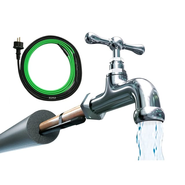 FM-SOLAR Heizkabel 2m Rohrbegleitheizung Frostschutz Wasserleitung Heizband Heizleitung
