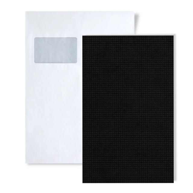Wallface 1 MUSTERSTÜCK S-22714 DIN A5 Wandpaneel MUSTER SQUARE 2 VELVET Coal