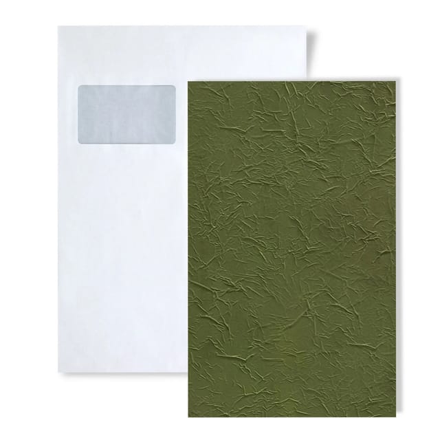 Wallface 1 MUSTERSTÜCK S-22735 DIN A5 Wandpaneel MUSTER CREPA VELVET Avocado