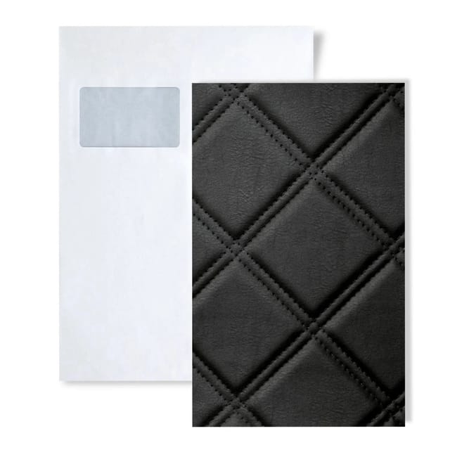 Wallface 1 MUSTERSTÜCK S-15030 DIN A5 Wandpaneel Muster ROMBO 85 NERO
