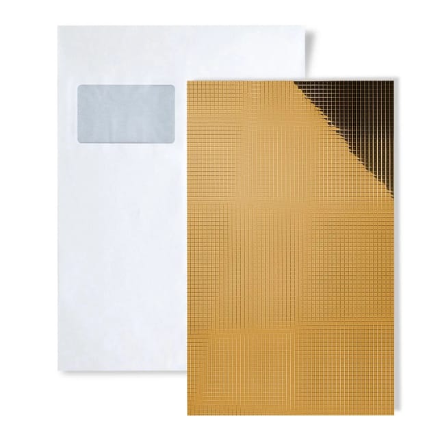 Wallface 1 MUSTERSTÜCK S-27373 DIN A5 Wandpaneel Muster GOLD 5X5